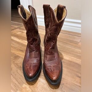 Brown cowboy boots from Boot Barn
